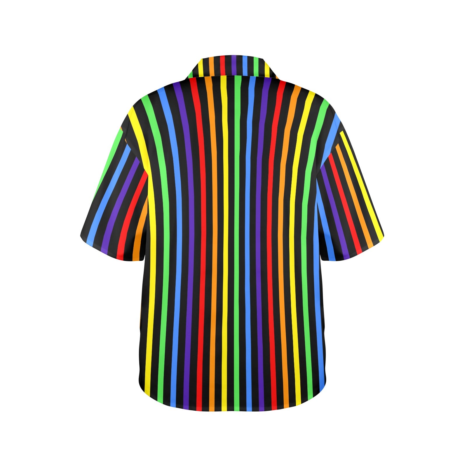 Colorful striped shirt on a white background