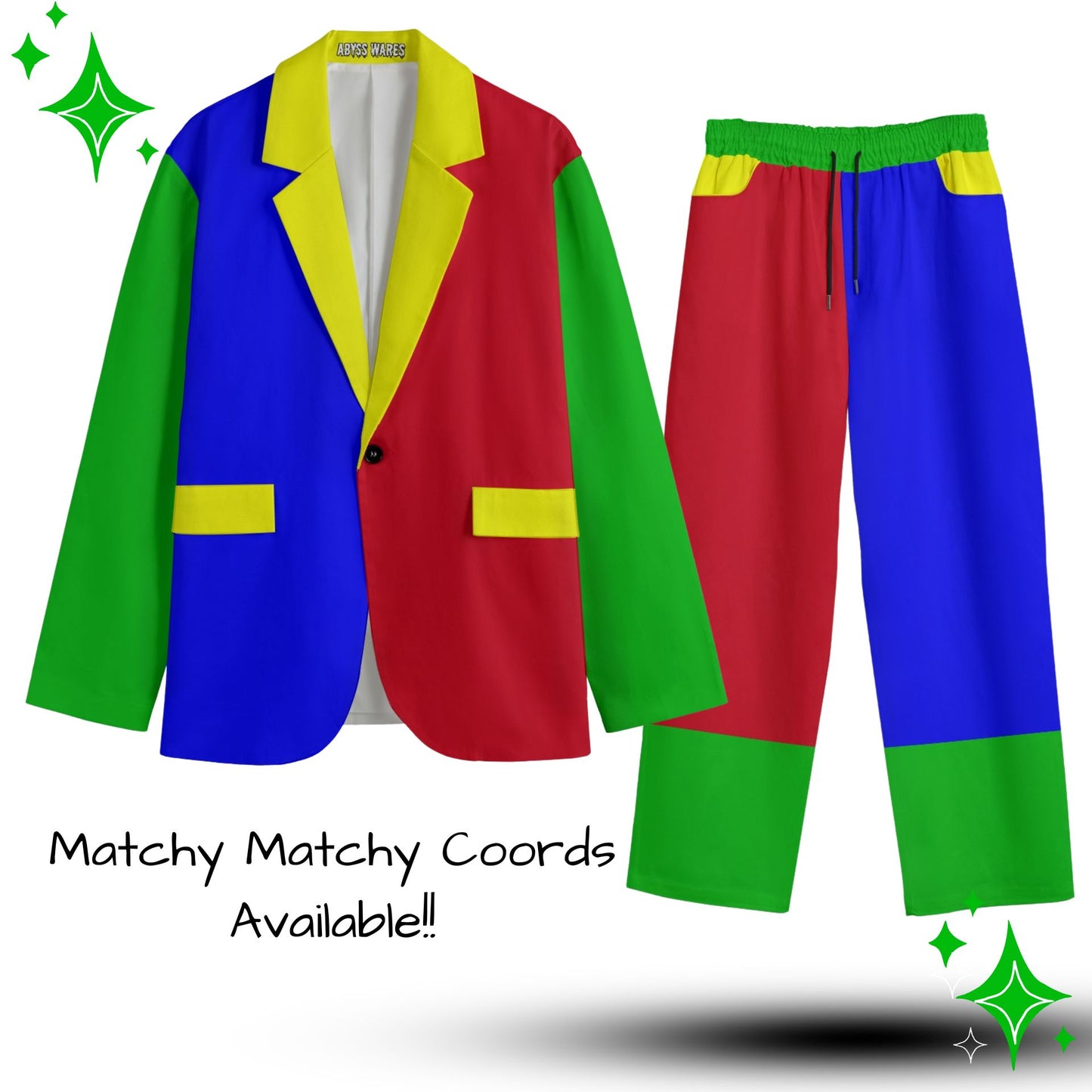 Blockparti Clown Suit Coat in Toybox Colors