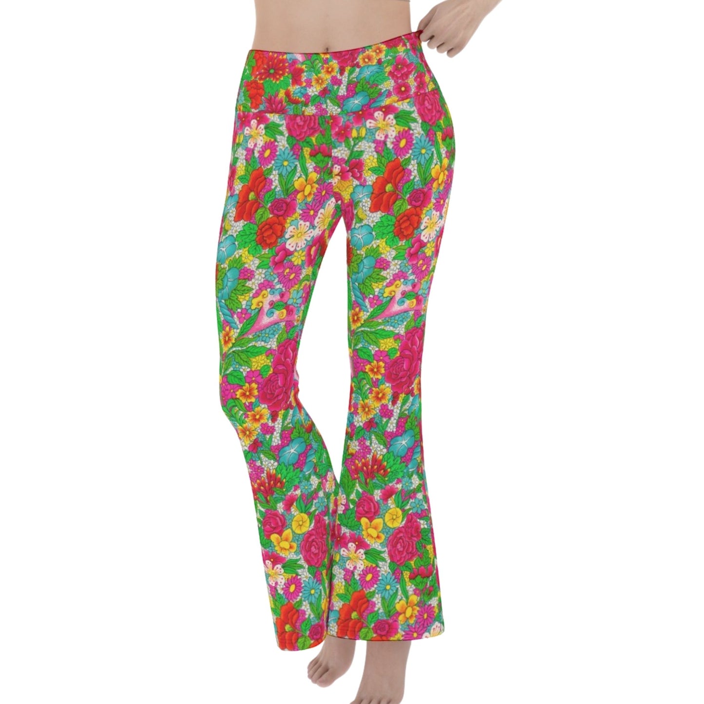 Bloom Boom Yoga Flare Pants