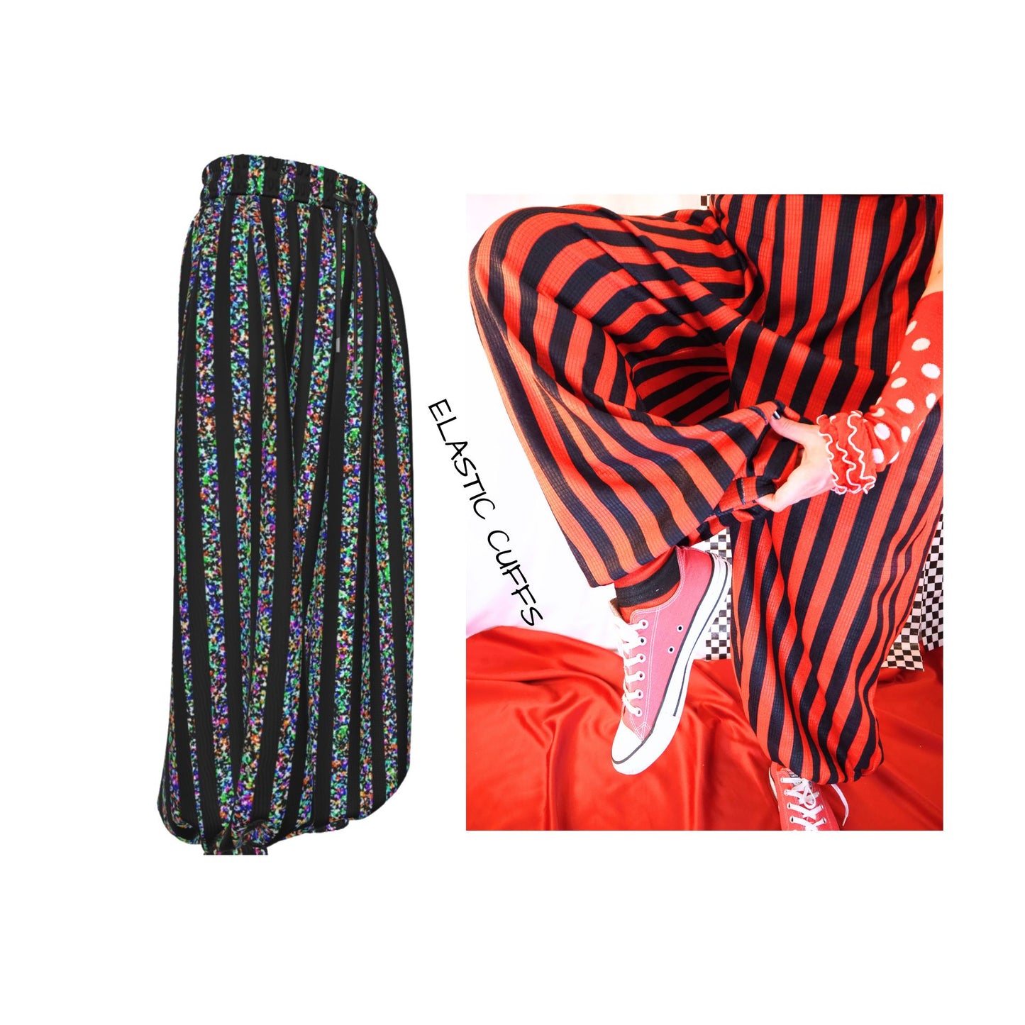 Brainrot Stripe Phat Pants