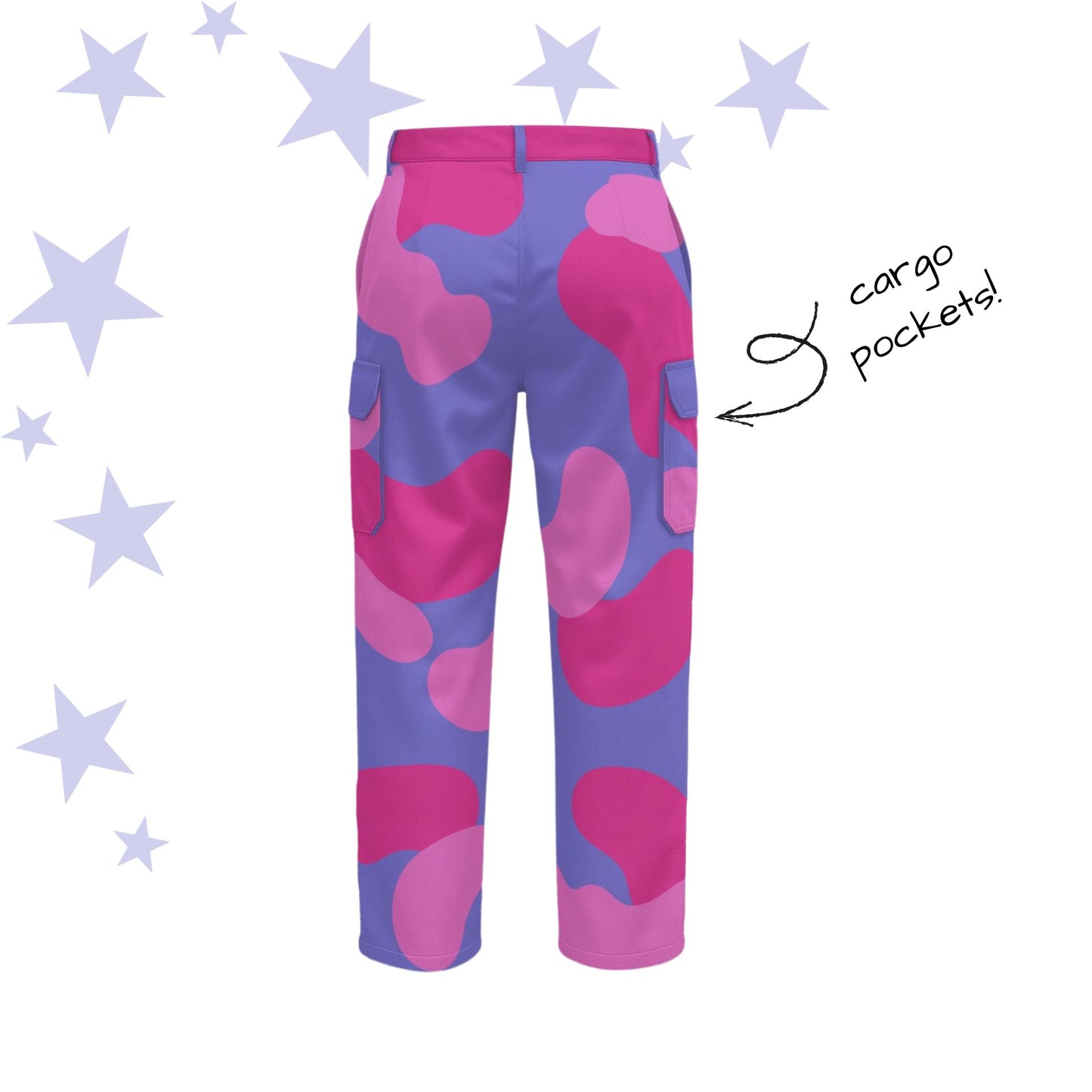 Bubblegum Camo Clowncore Cargos