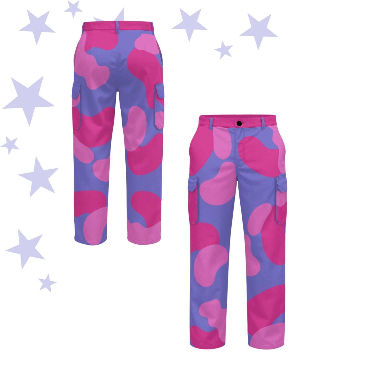 Bubblegum Camo Clowncore Cargos