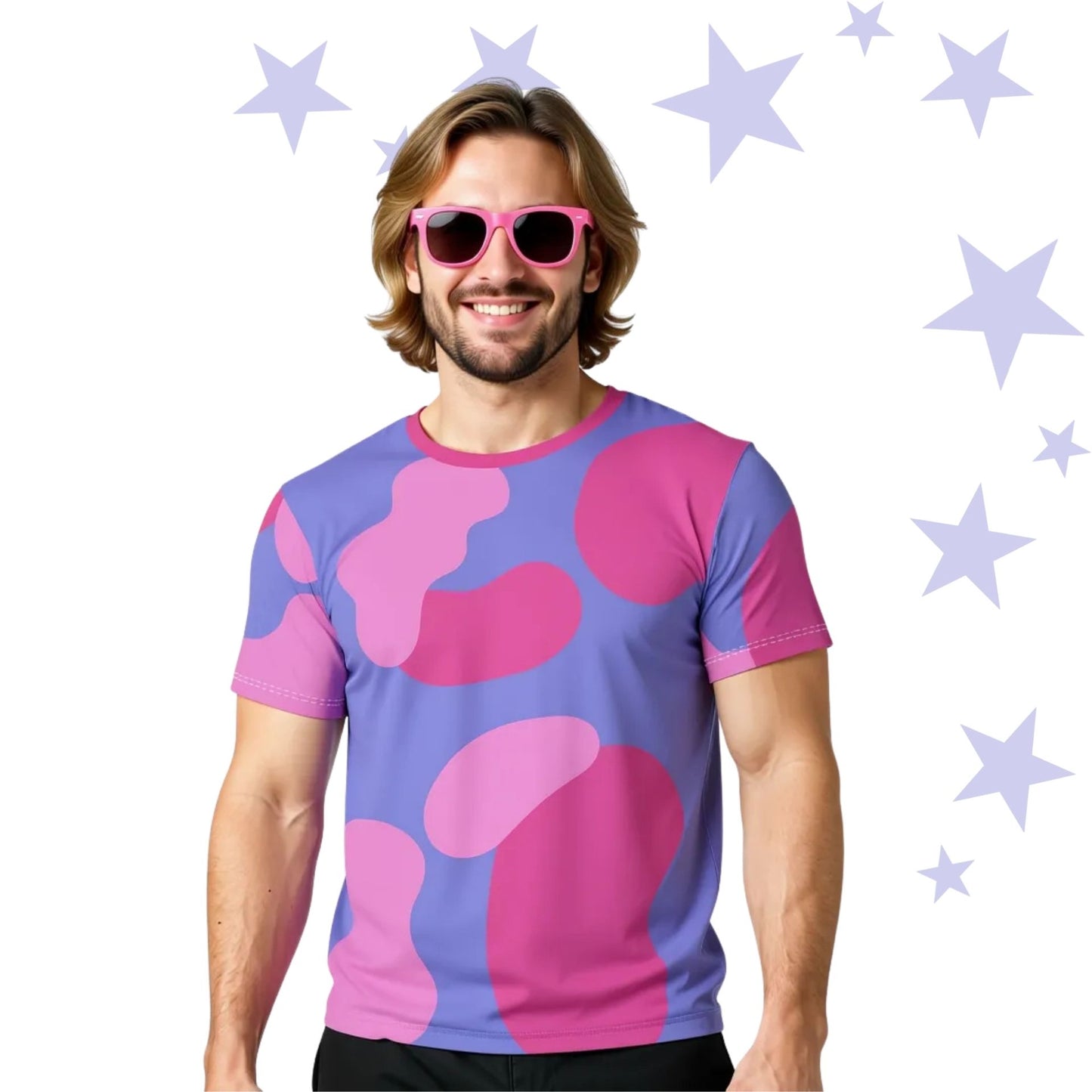 Bubblegum Camo Clown Shirt Mens Unisex