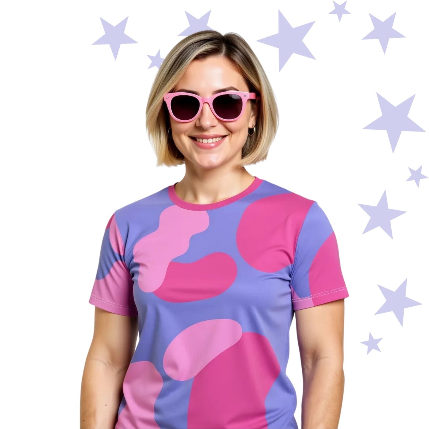 Bubblegum Camo Clown Shirt Mens Unisex