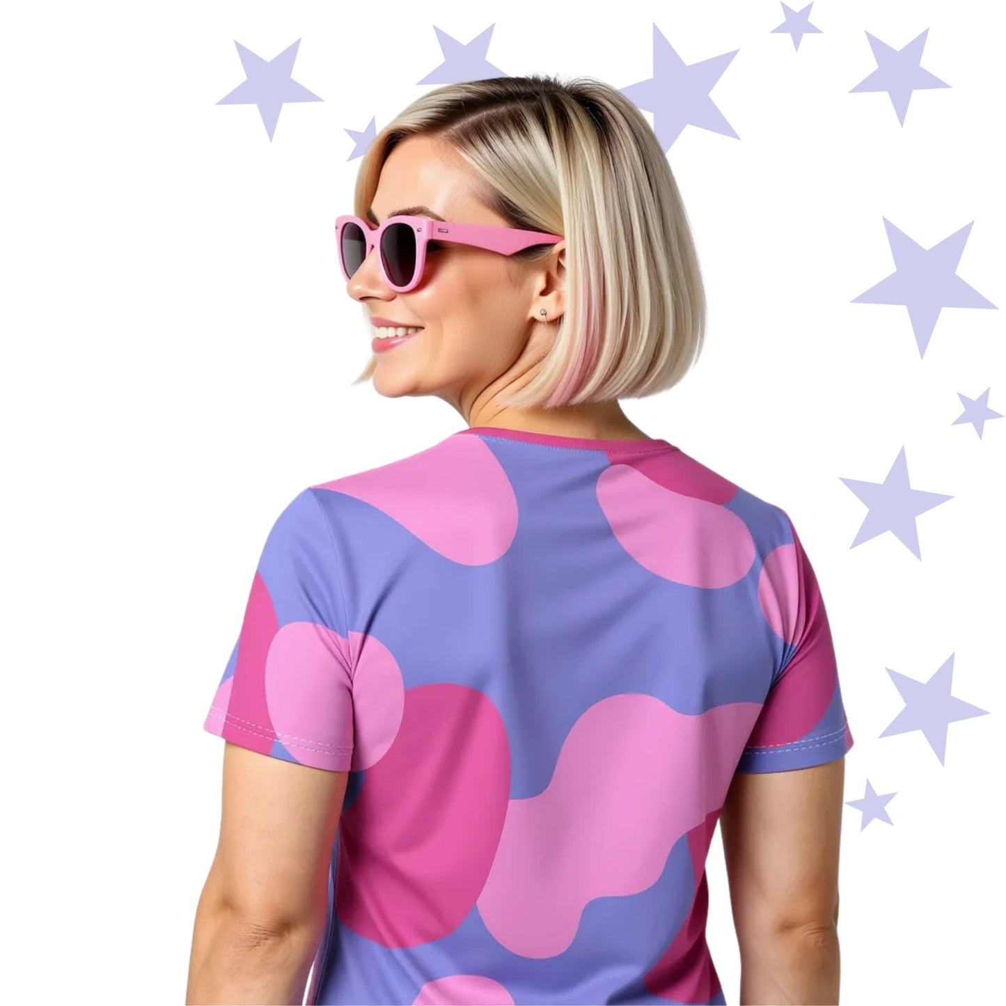 Bubblegum Camo Clown Shirt Mens Unisex