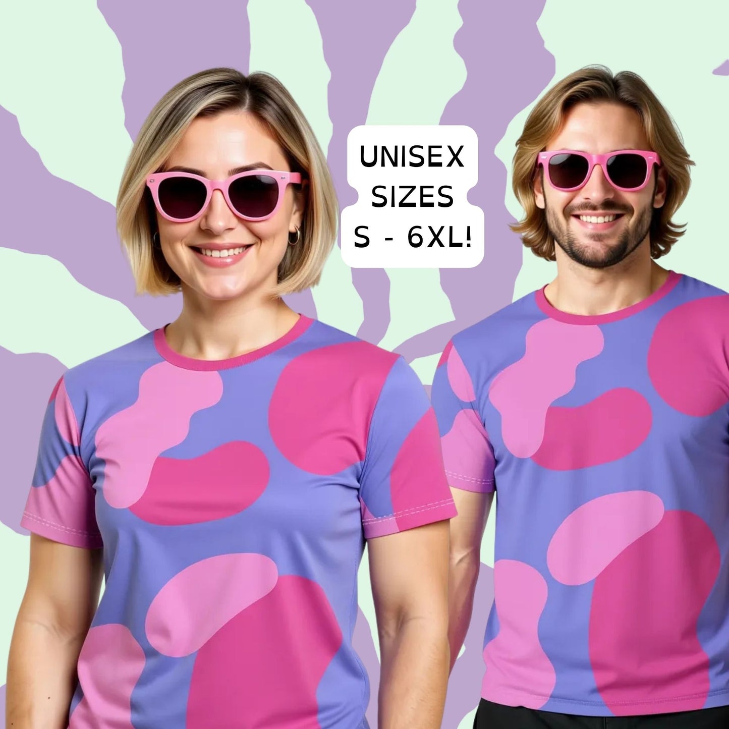 Bubblegum Camo Clown Shirt Mens Unisex