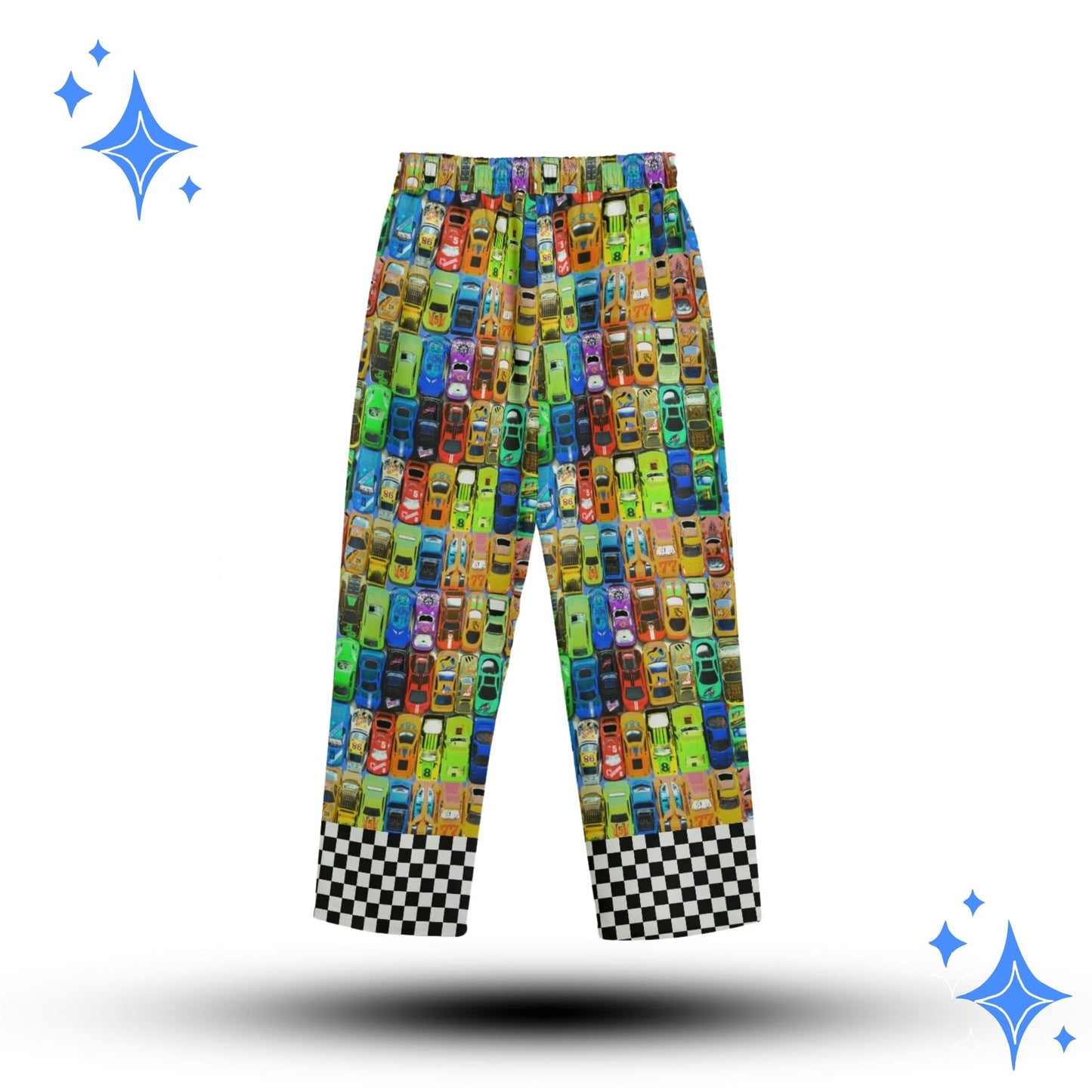Car-nival Race Car Derby Clown Suit Pants