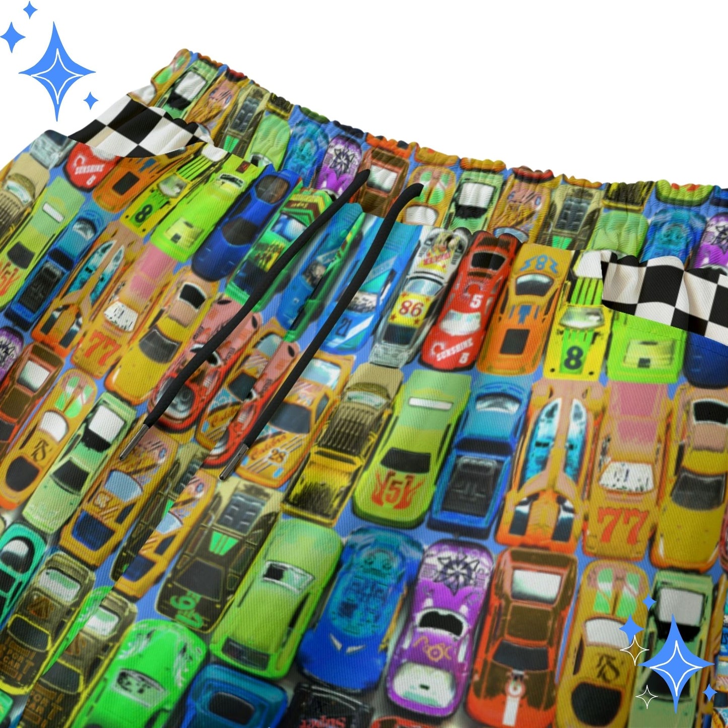 Car-nival Race Car Derby Clown Suit Pants