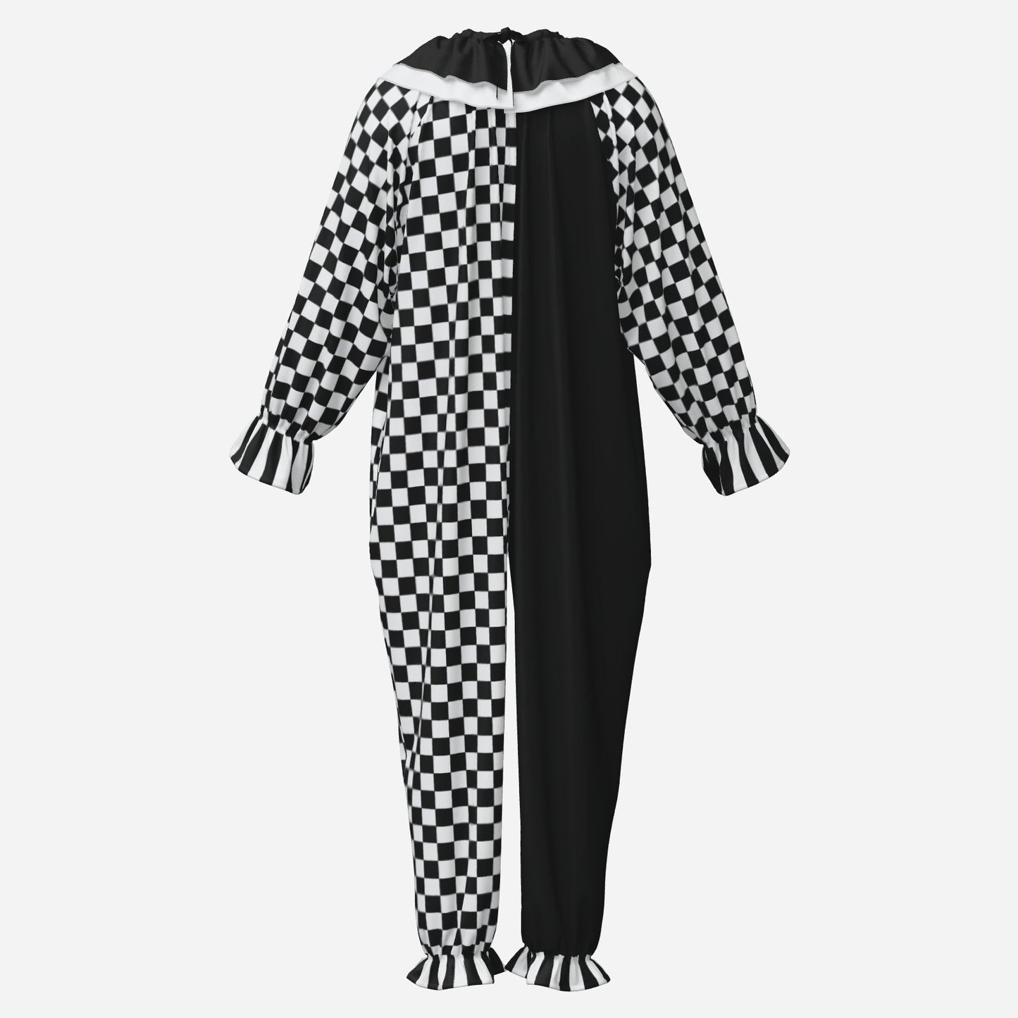 Checker Jester Clown Suit n Collar