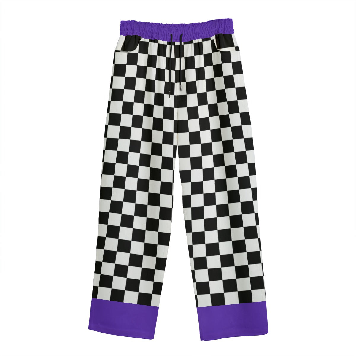 Checkers n Okie Dōke Purple Clown Suit Pants
