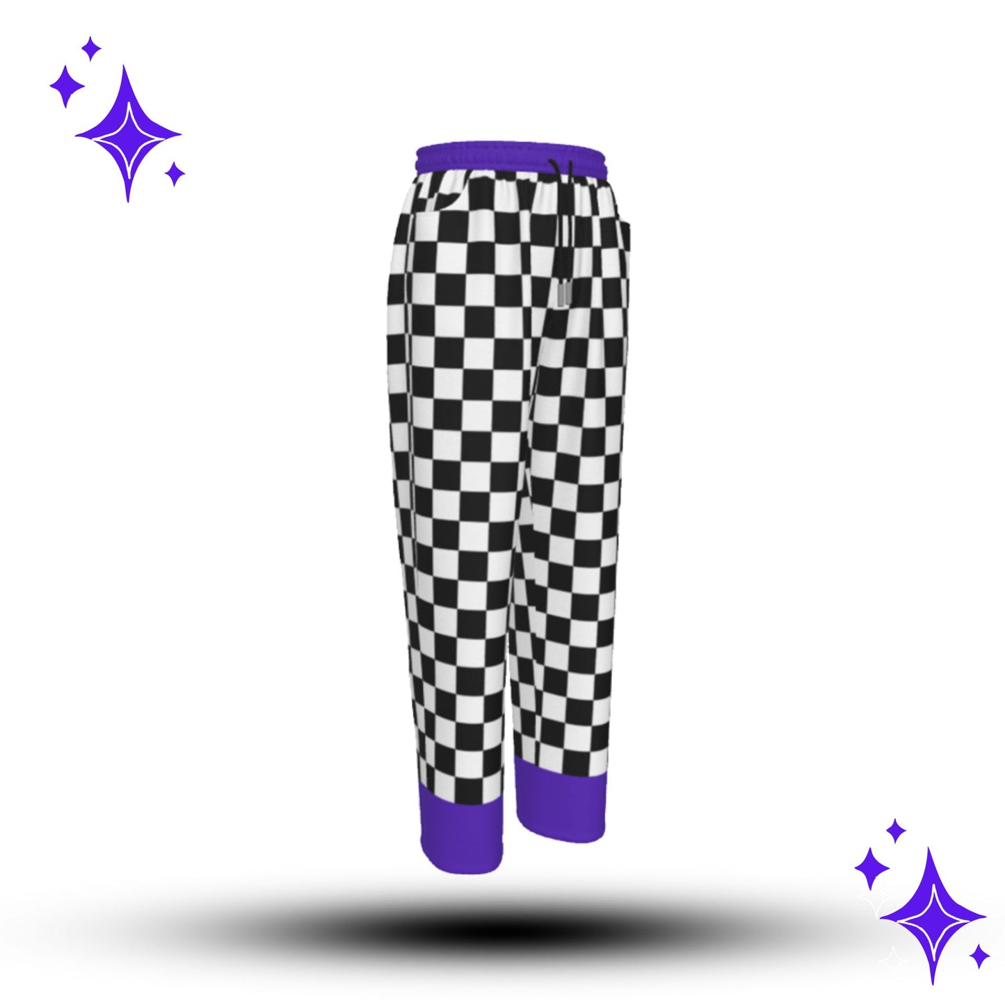 Checkers n Okie Dōke Purple Clown Suit Pants