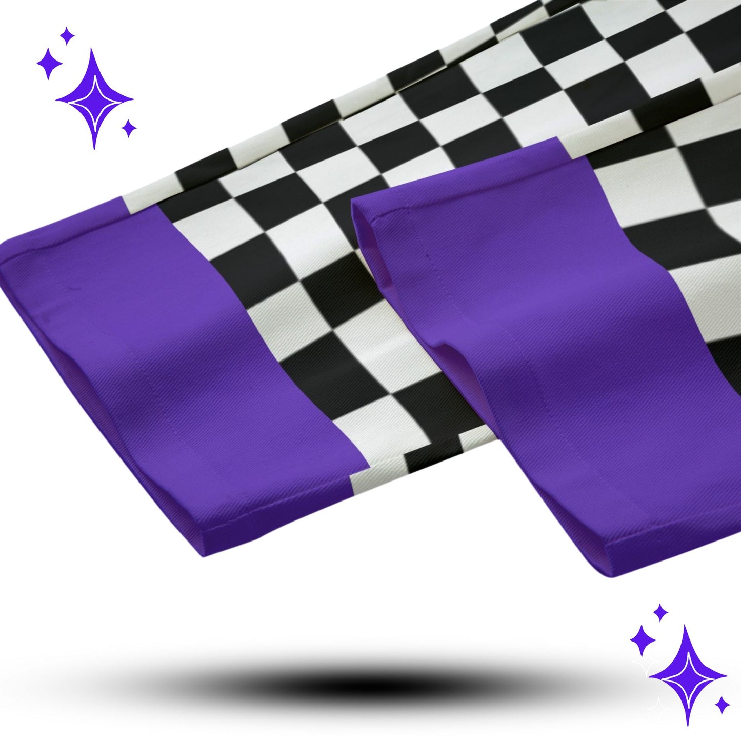 Checkers n Okie Dōke Purple Clown Suit Pants