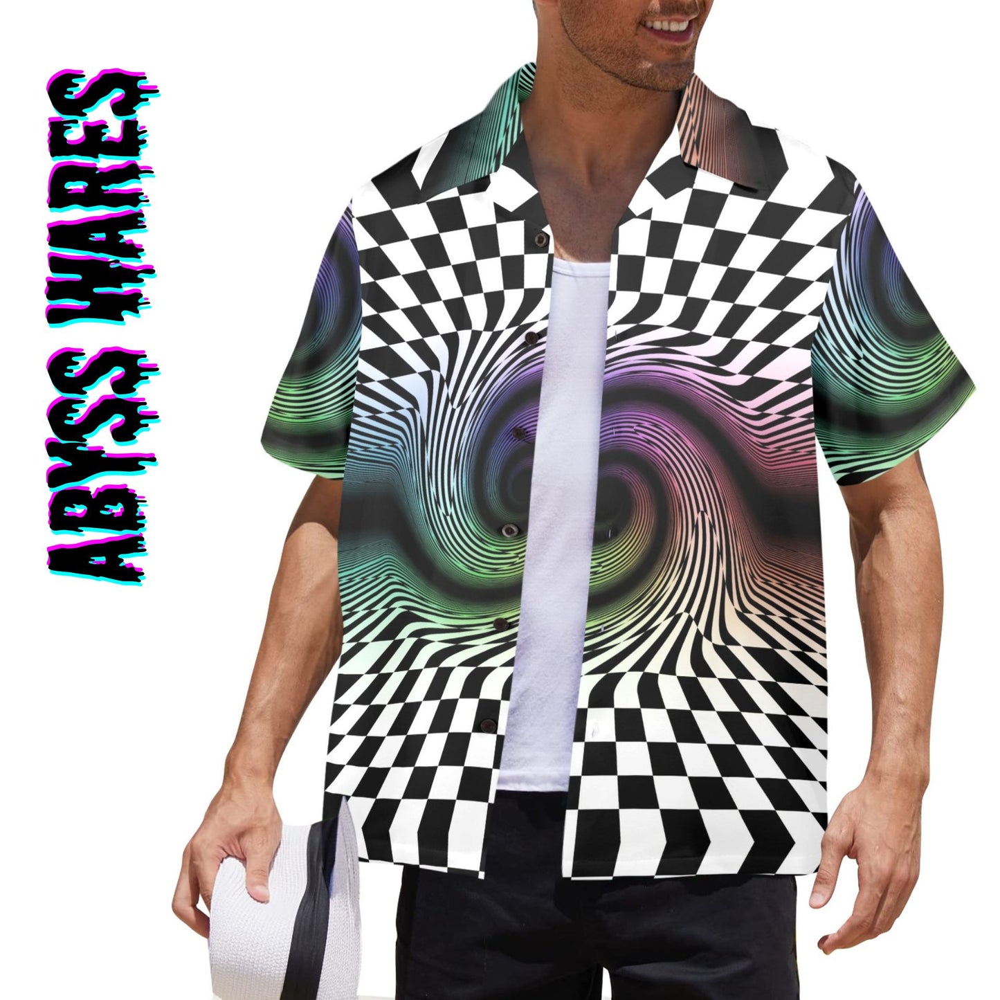 Chromatrip Check Button Up