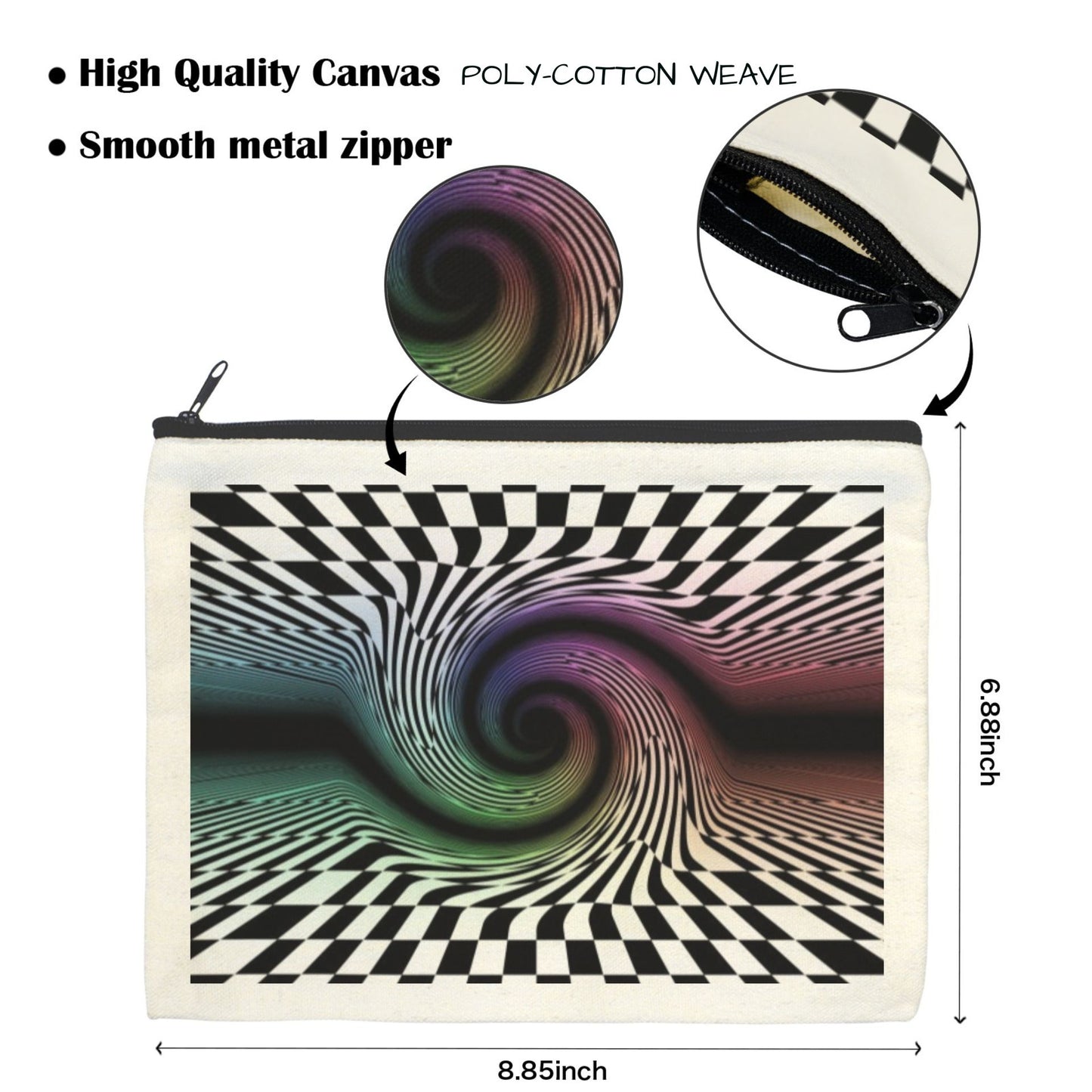 Chromatrip Check Zip Bag