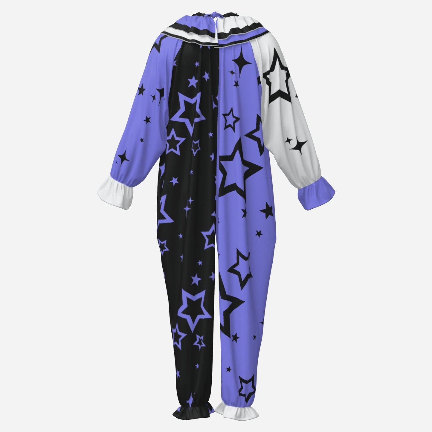 Circus Coveralls Periwinkle Jaunt Star Pro Clown Suit