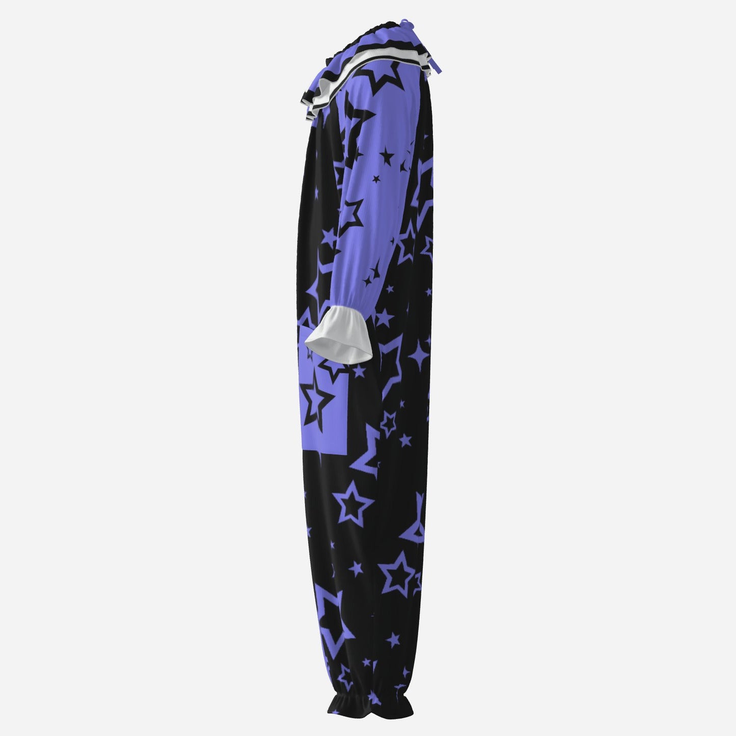 Circus Coveralls Periwinkle Jaunt Star Pro Clown Suit