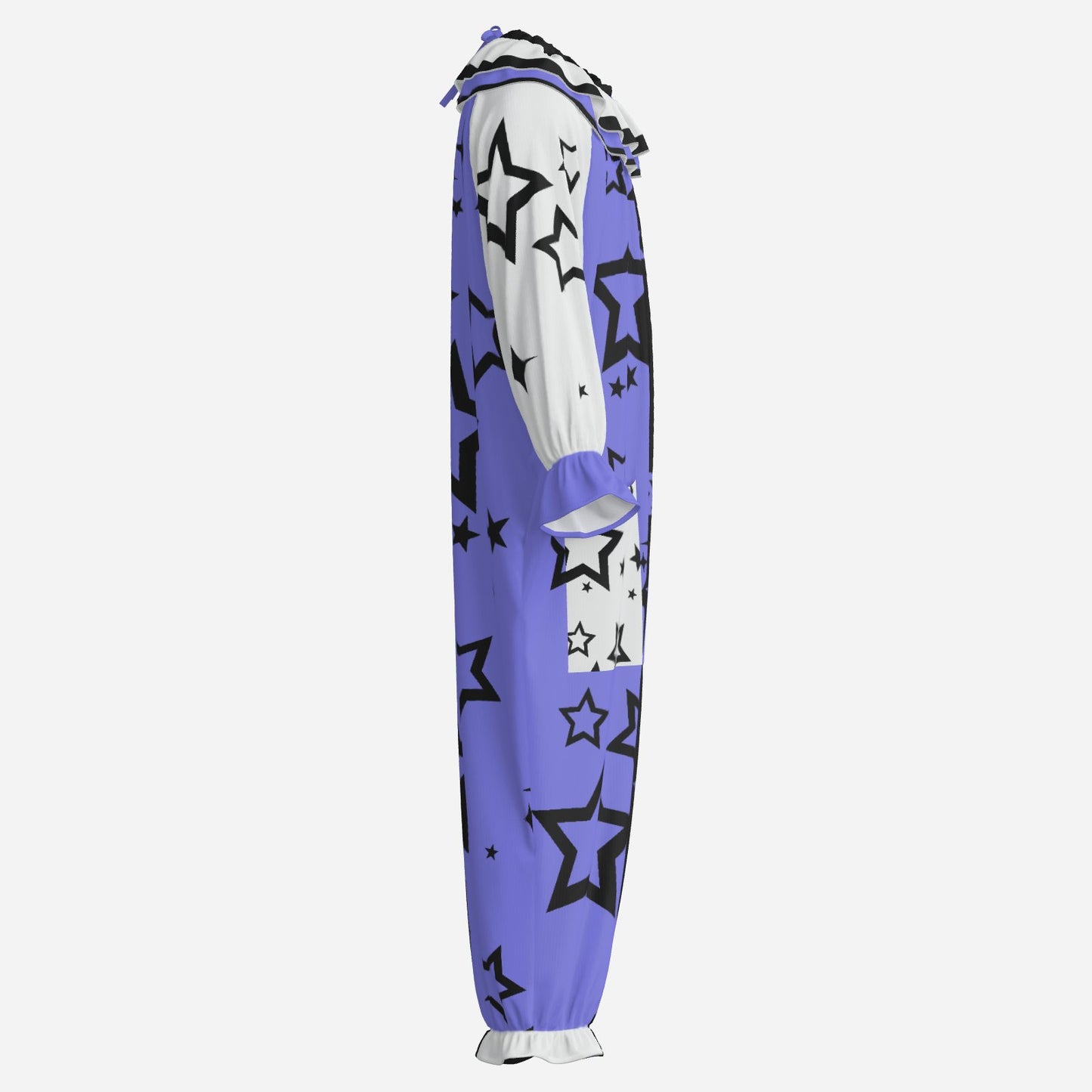 Circus Coveralls Periwinkle Jaunt Star Pro Clown Suit