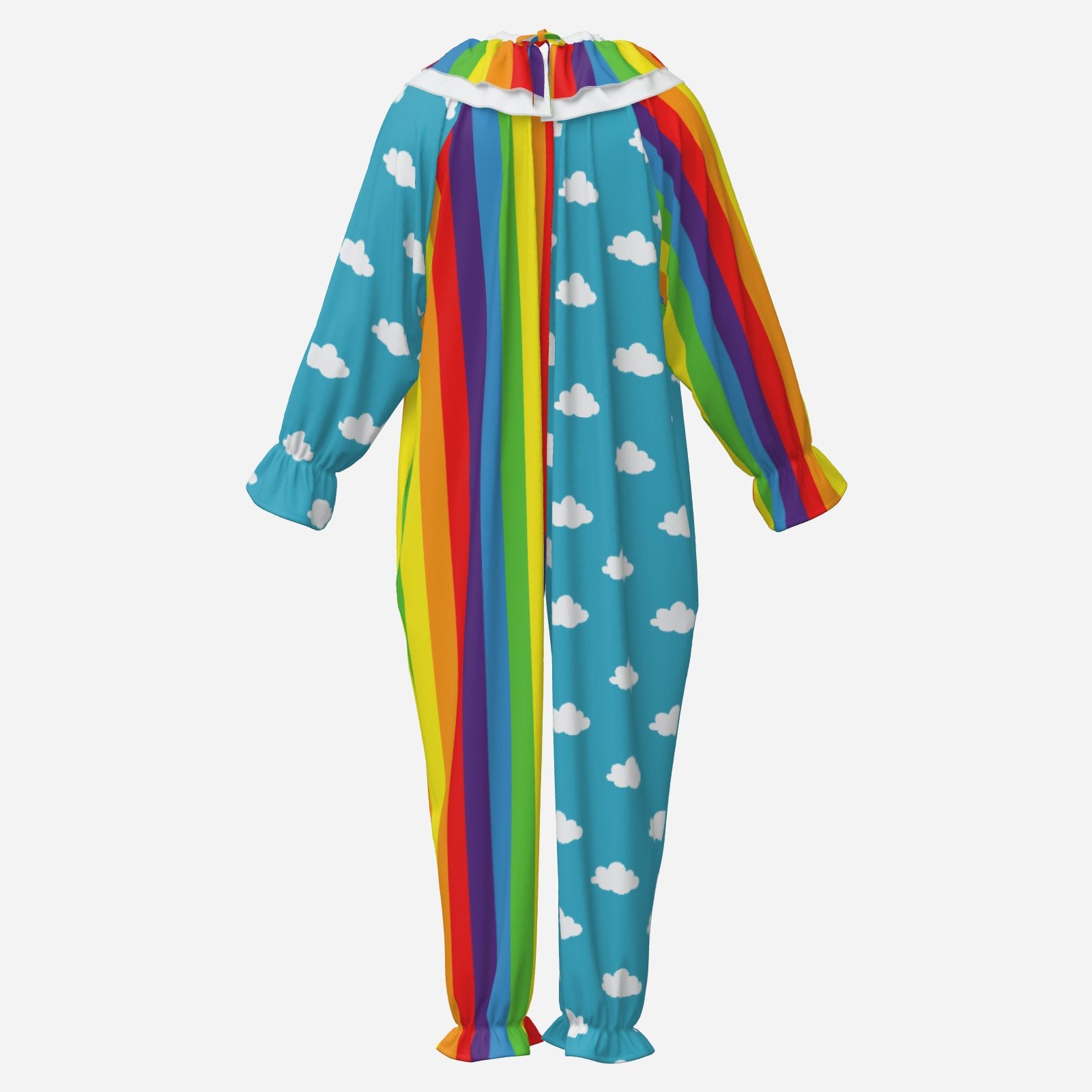 Clouds n Rainbows Clown Suit n Collar back
