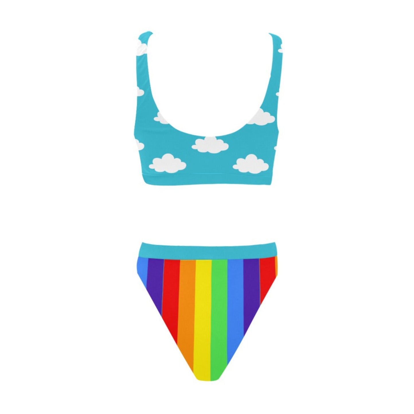 Clouds n Rainbows Sport Bikini Set