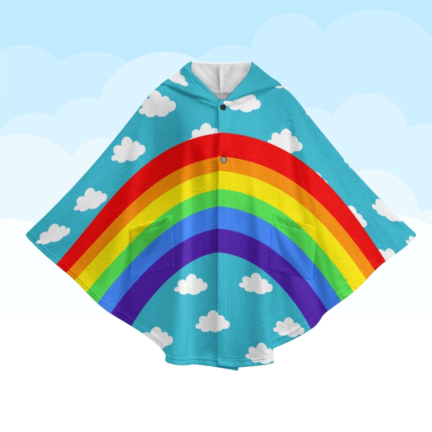 Clouds n Rainbows Cuddle Cloak