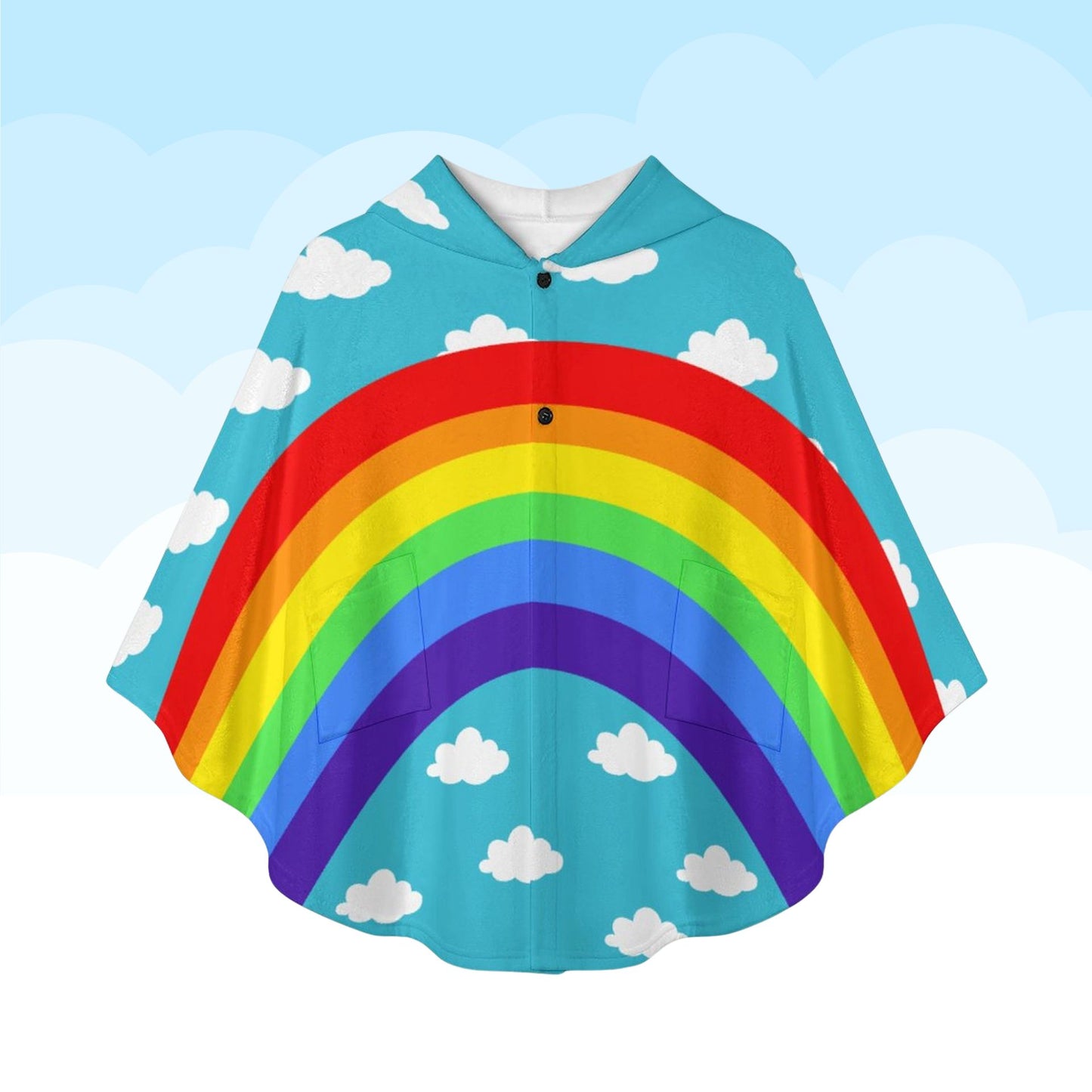 Clouds n Rainbows Cuddle Cloak