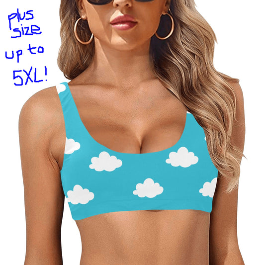 Cloudy Heaven Bikini Top
