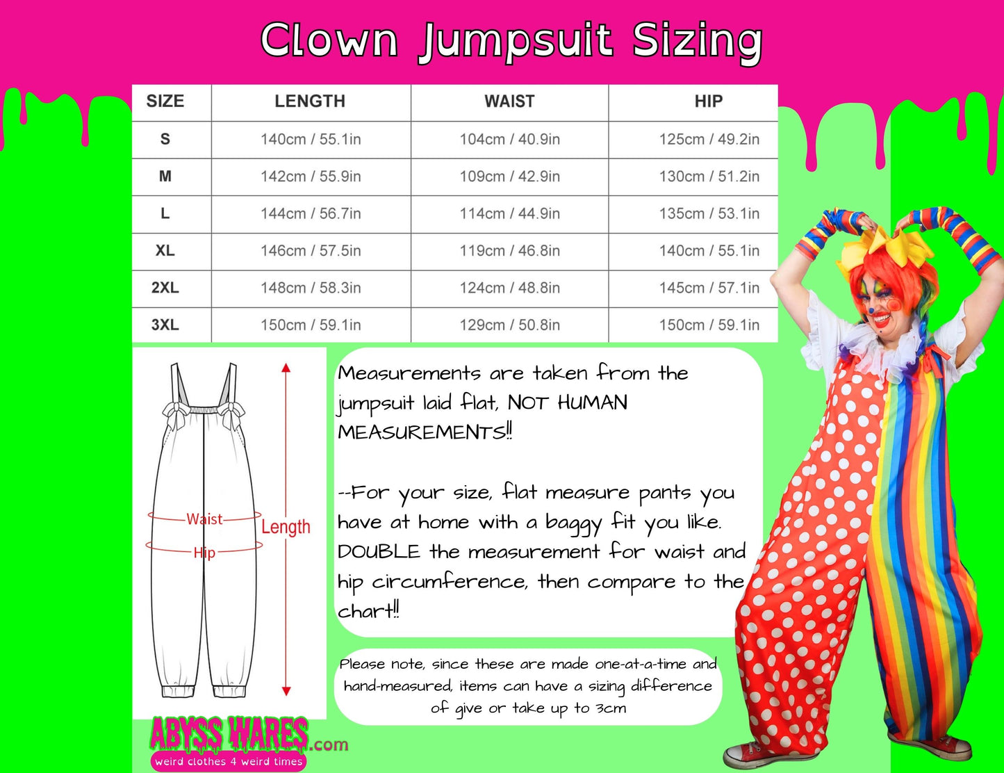 Patchalina Baggy Clown Jumpsuit