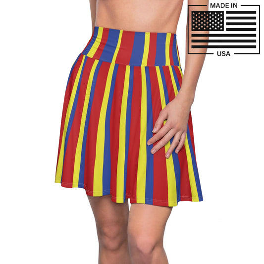Clown Stripe Skate Skirt