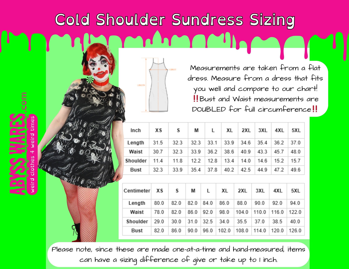 Vestido de verano con escena de vaporwave 