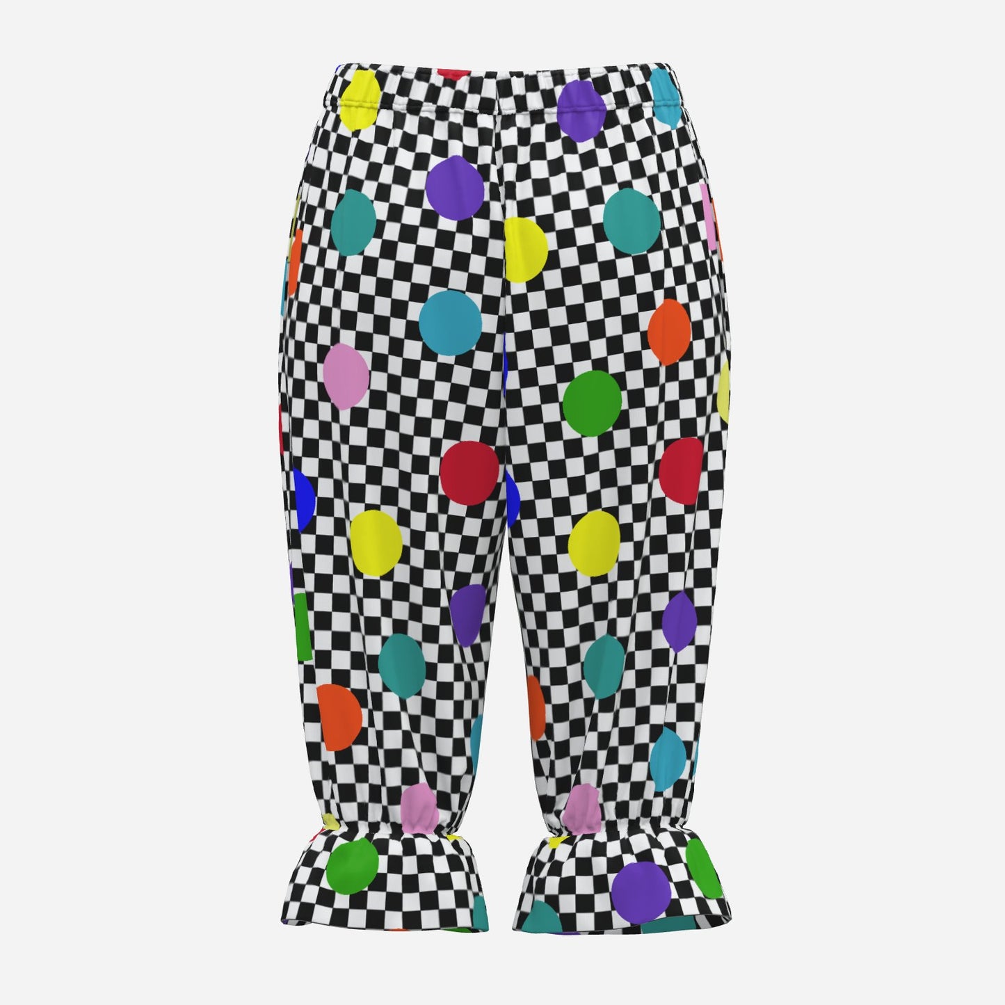 Confetti Check Knee Britches Clown Bloomers