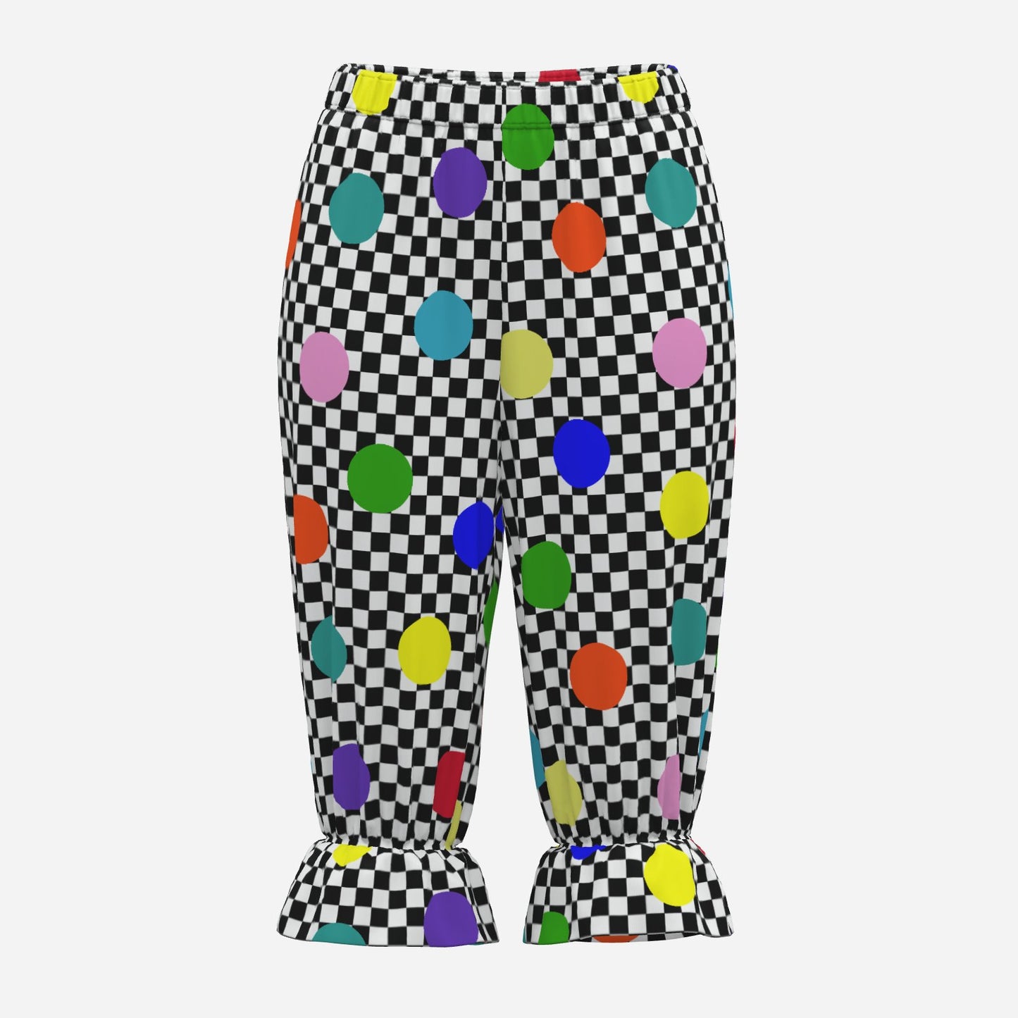 Confetti Check Knee Britches Clown Bloomers