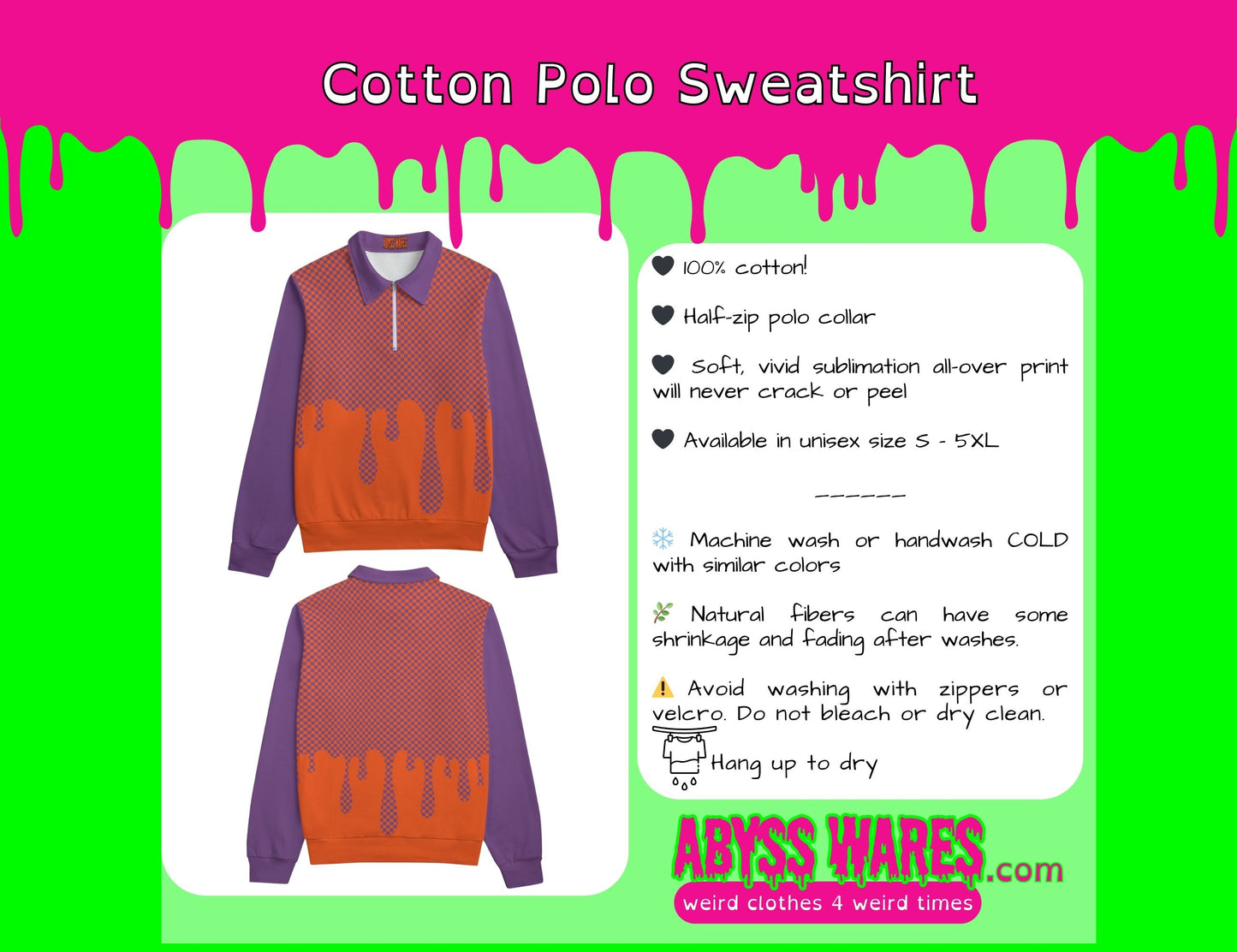 Puppet Hut Darling Clown Sweater