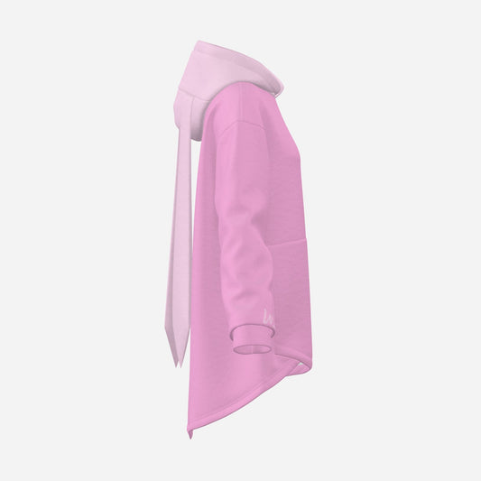 Cozy Bunny Hoodie WLU Kenta Pink Rabbit Ear Sweater