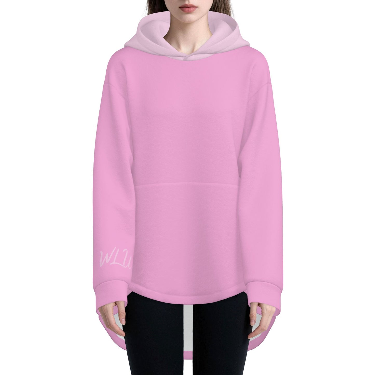 Cozy Bunny Hoodie WLU Kenta Pink Rabbit Ear Sweater