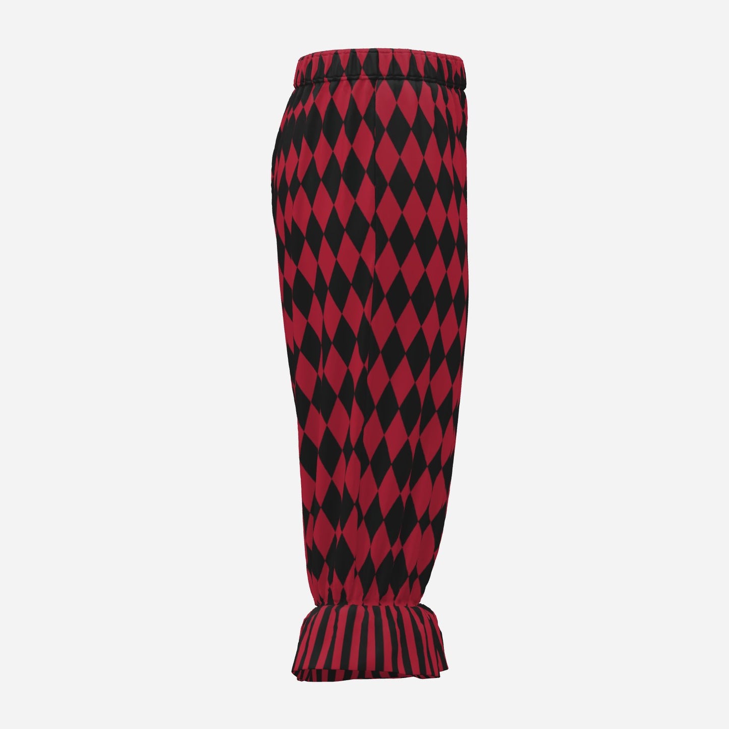 Cranberry Harlequin Jester Bloomers Clown Pants