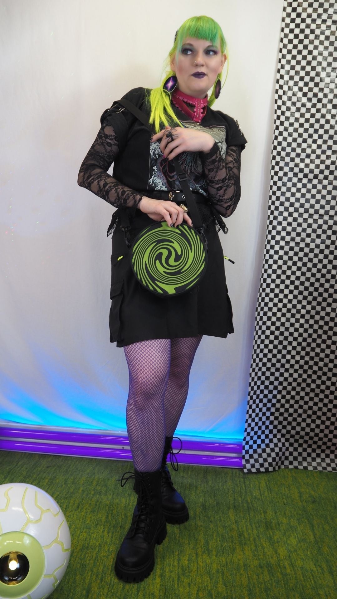 Bolso bandolera Cyber ​​Swirl Y3K