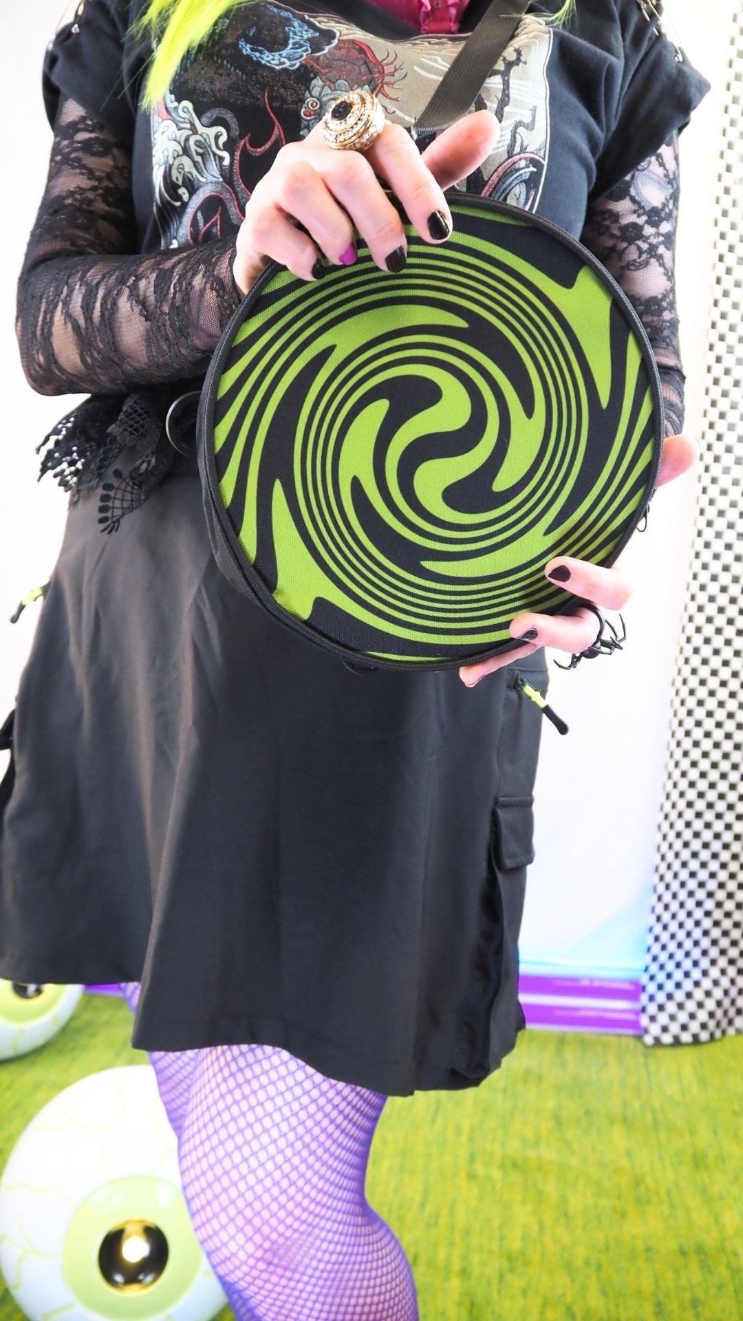Bolso bandolera Cyber ​​Swirl Y3K