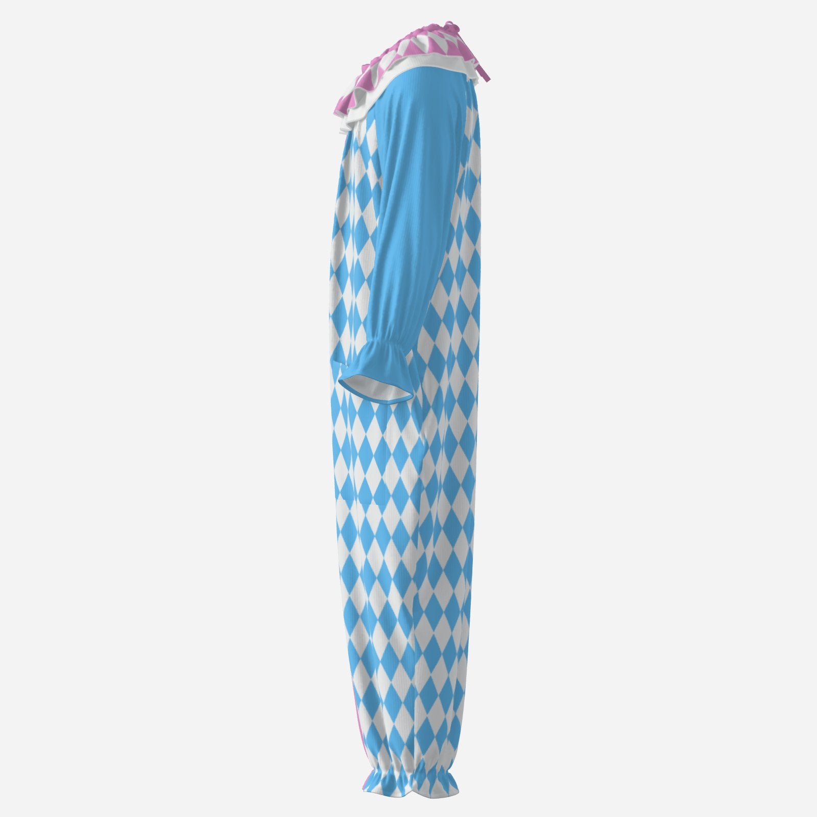 Dreamy Pink Blue Wacky Clown Suit n Collar