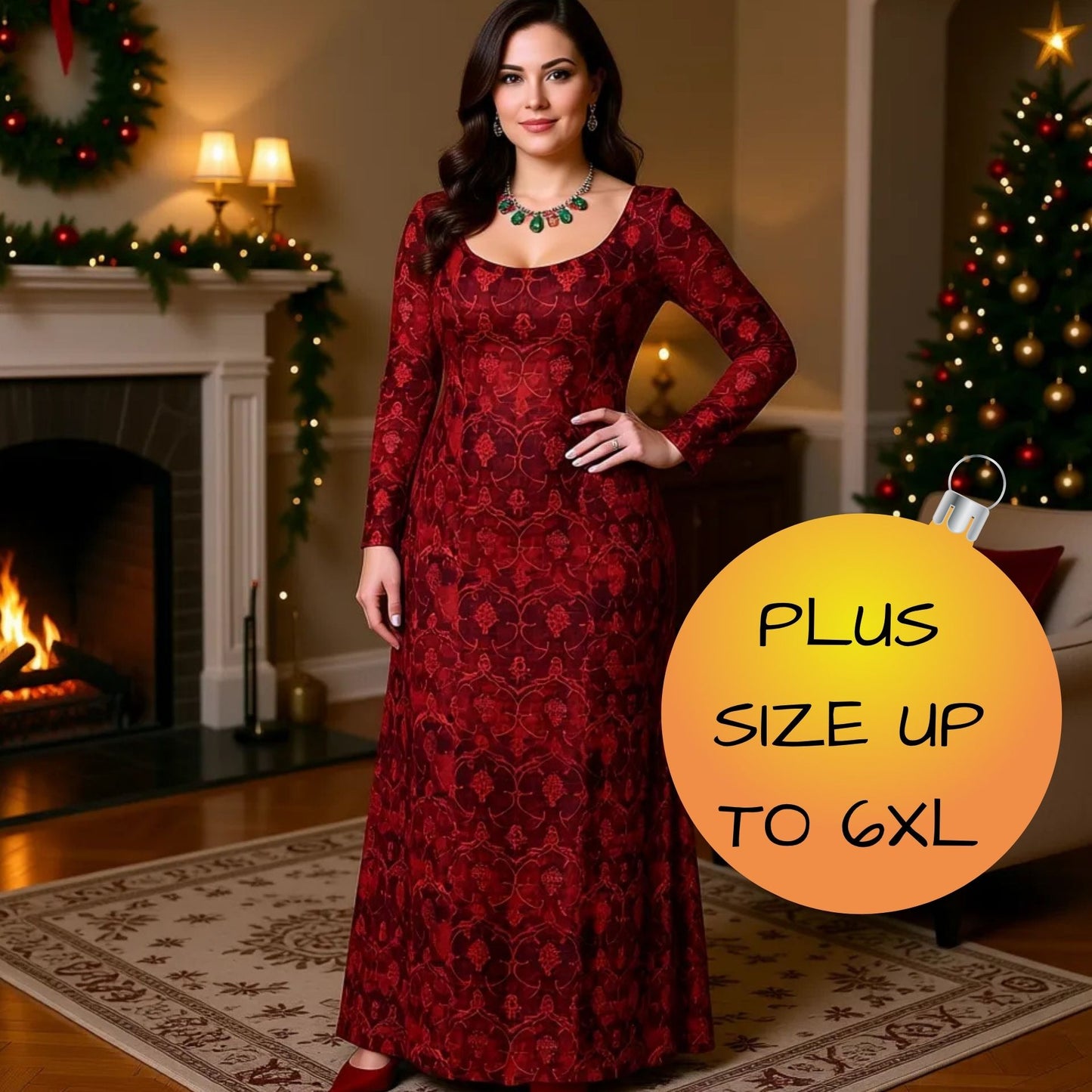 Emerald Solstice Green Velvet Dress XL / Green Emerald Solstice Green Velvet Dress XL / Green