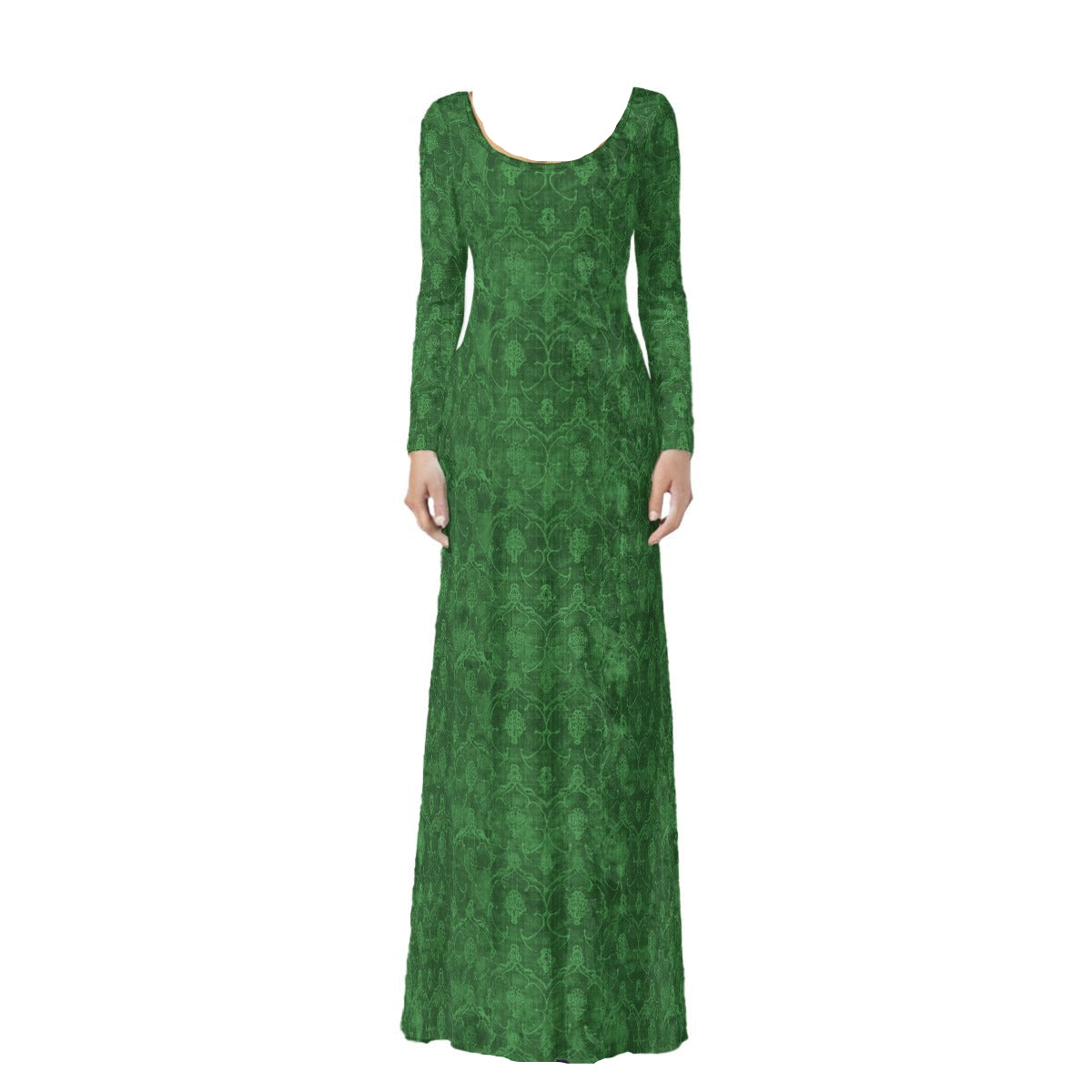 Emerald Solstice Green Velvet Dress