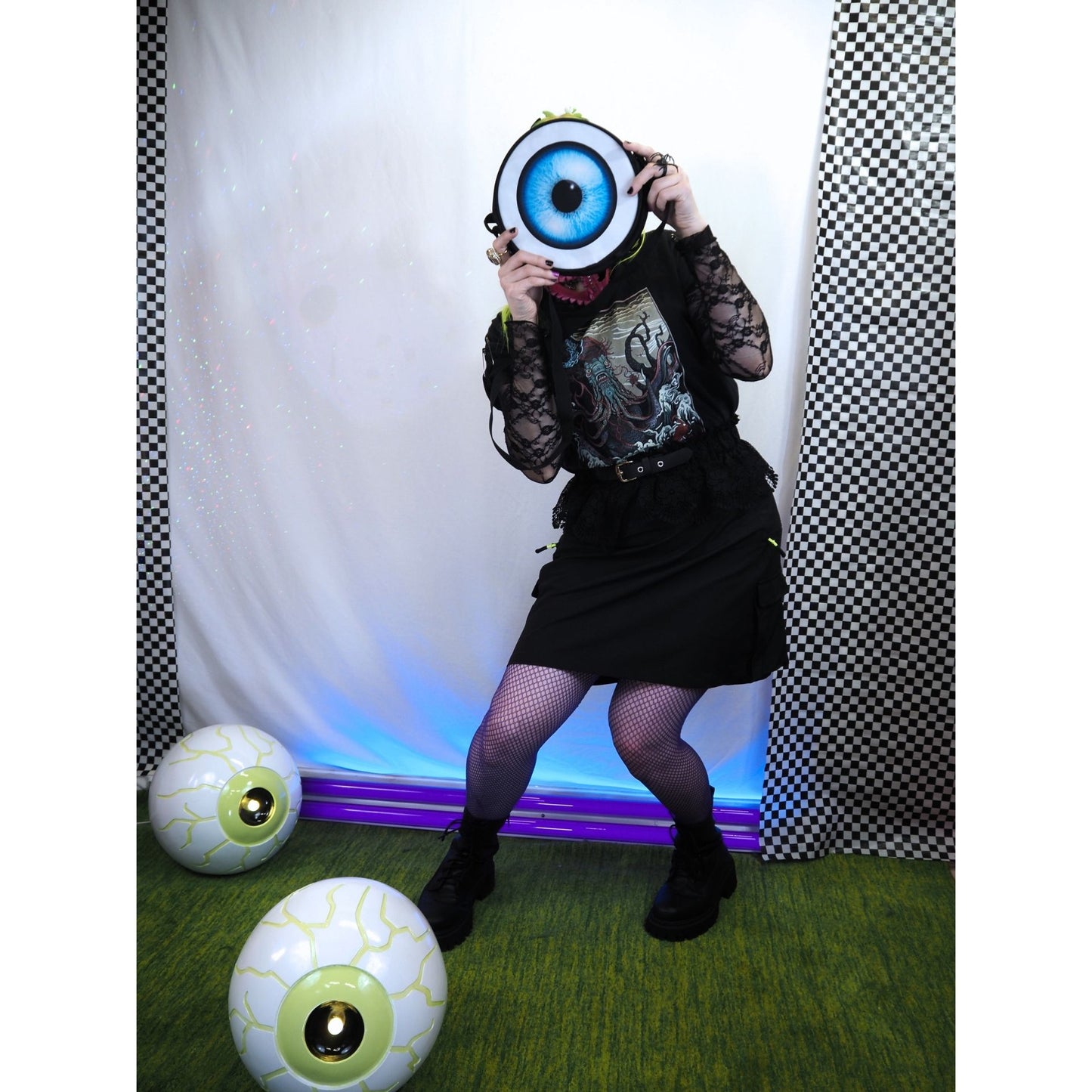 Eyeball Crossbody Bag! Blue Eye Purse