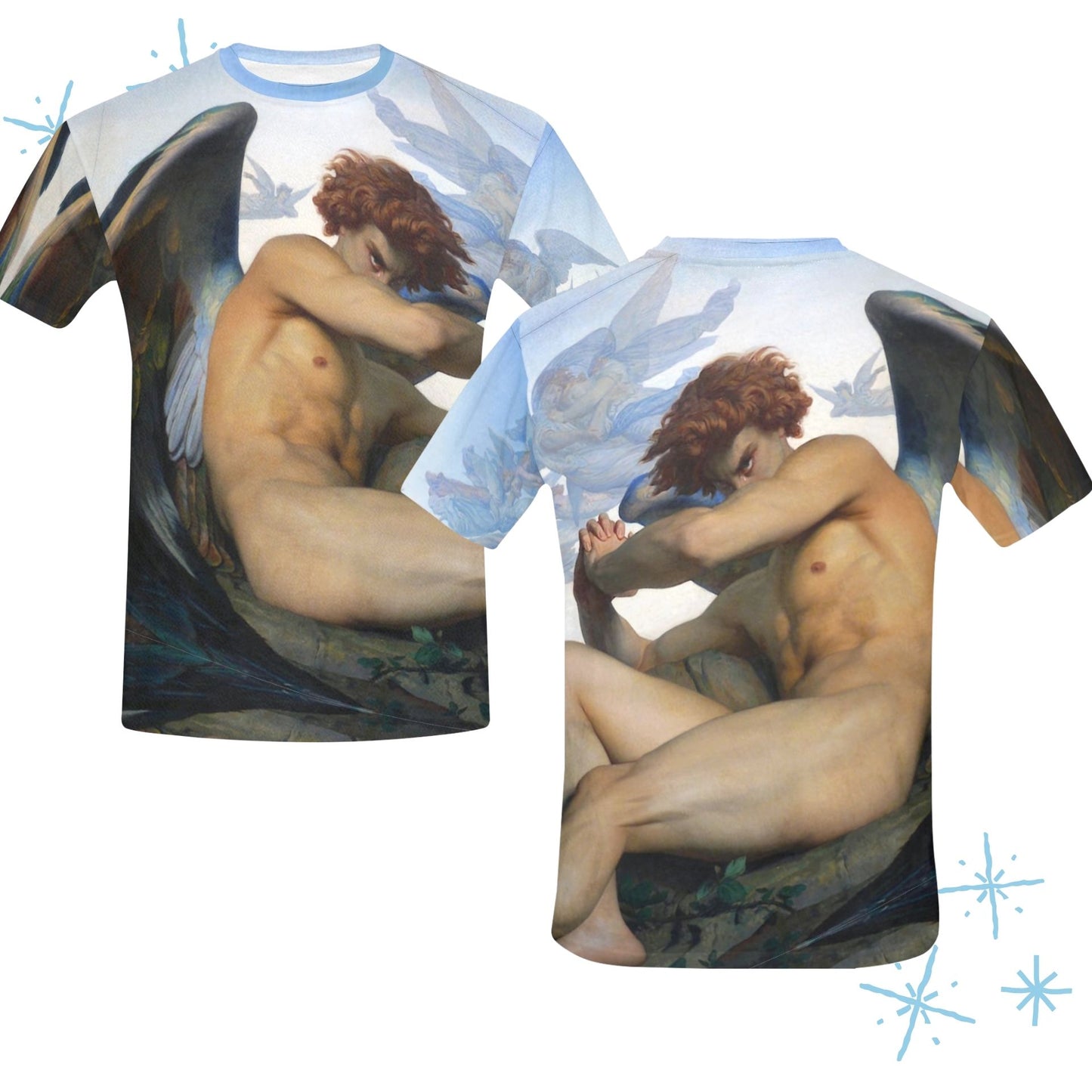 Fallen Angel Lucifer Tshirt USA-made