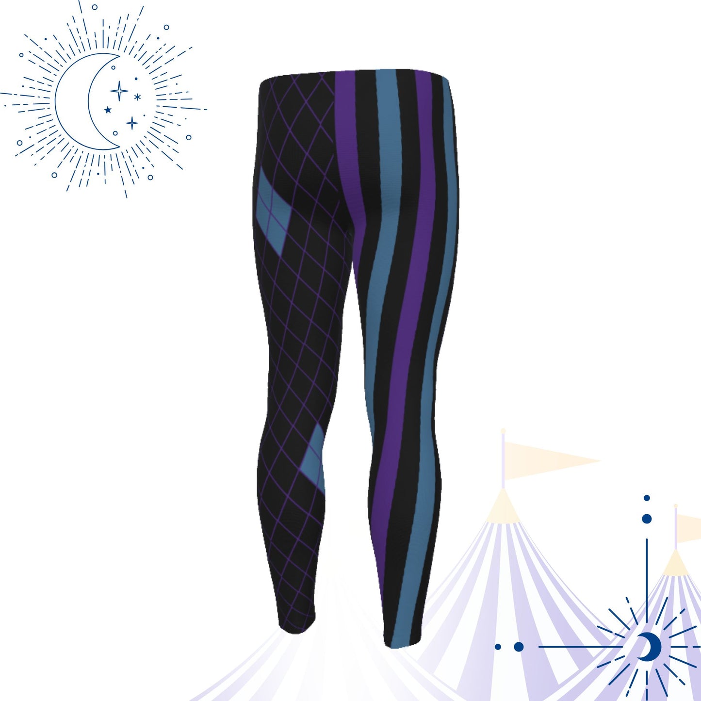 Fortuneteller Jester Mens leggings