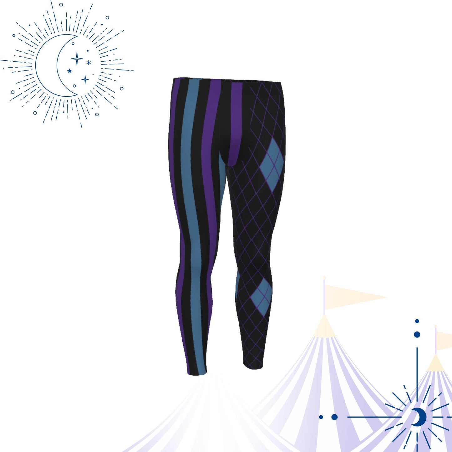 Fortuneteller Jester Mens leggings
