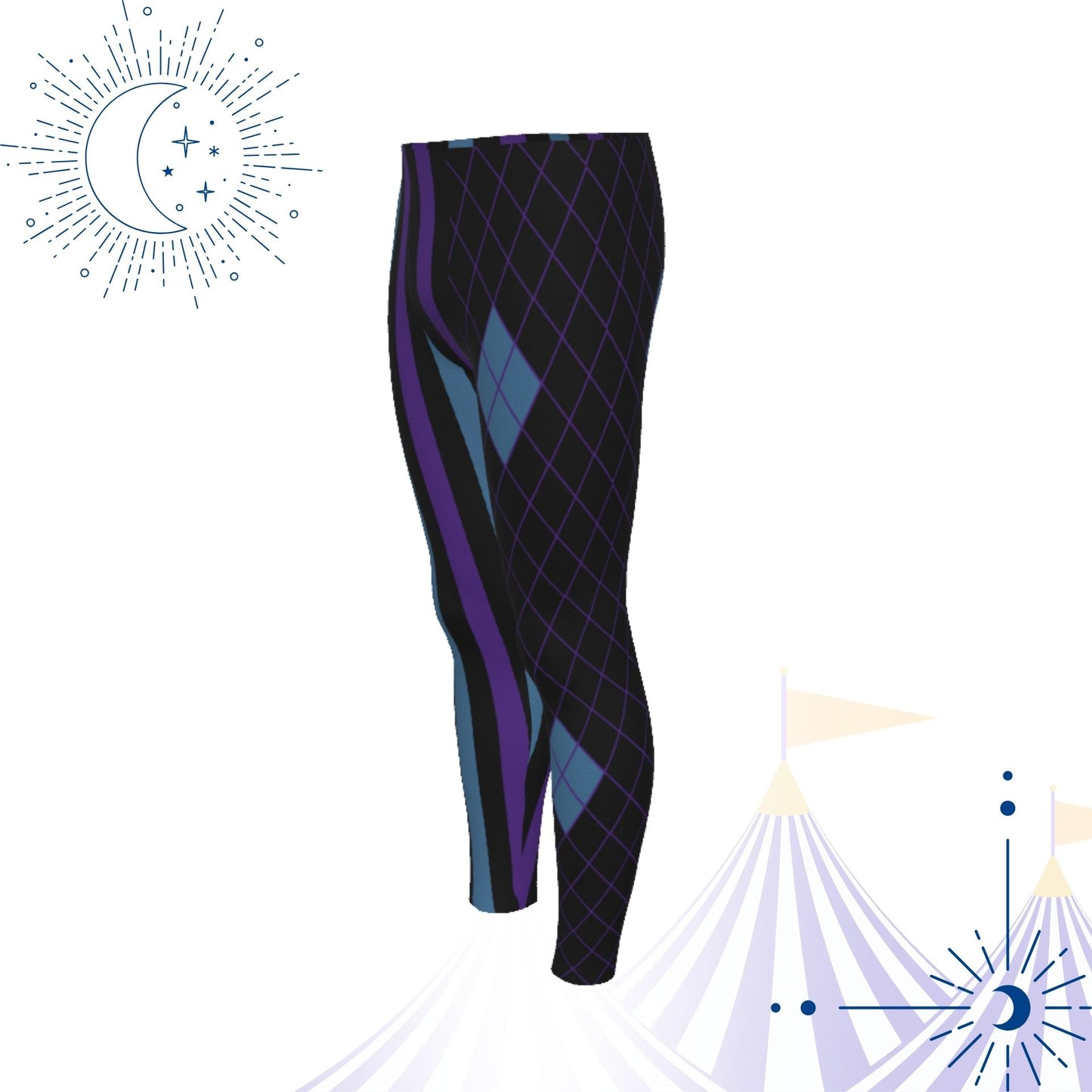 Fortuneteller Jester Mens leggings
