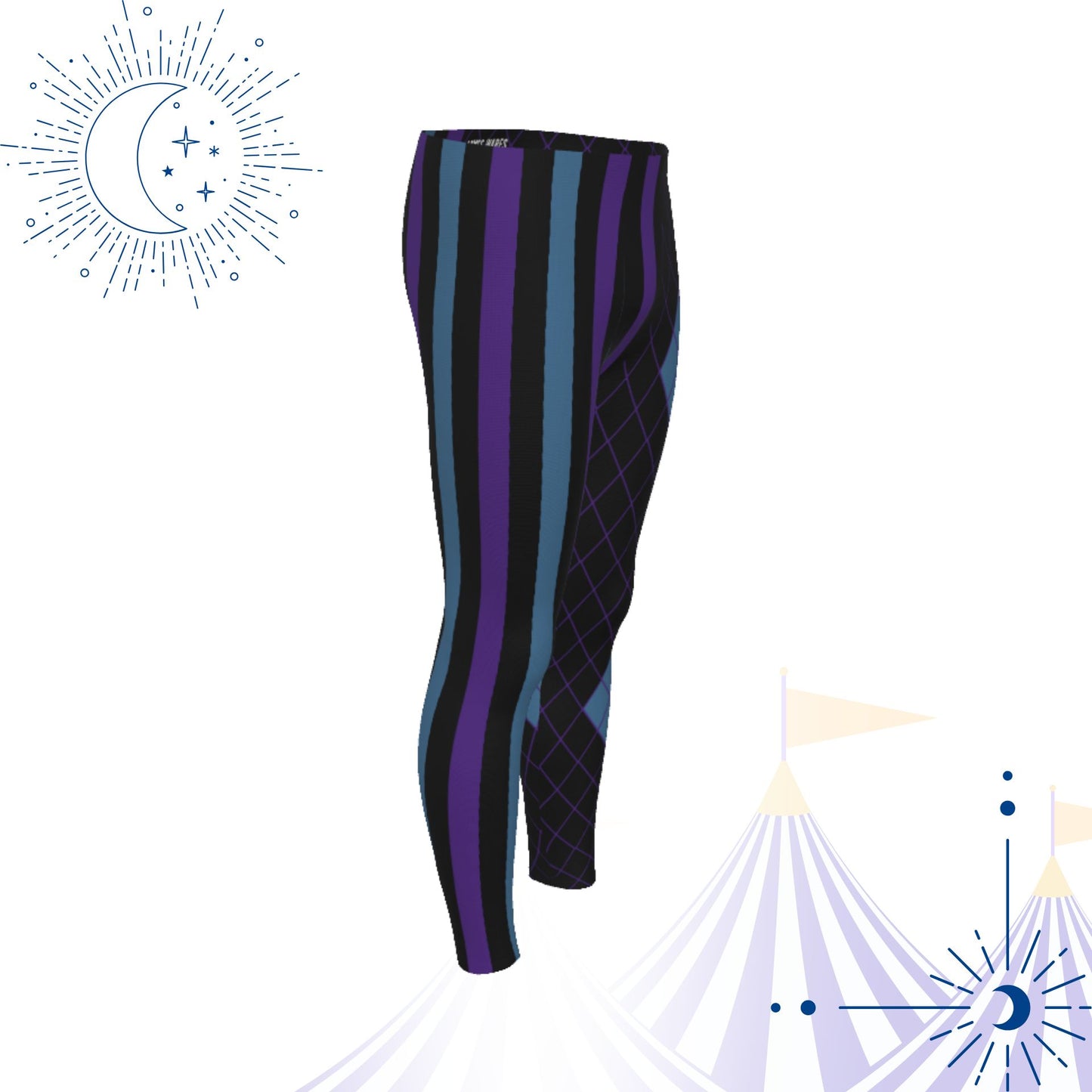 Fortuneteller Jester Mens leggings