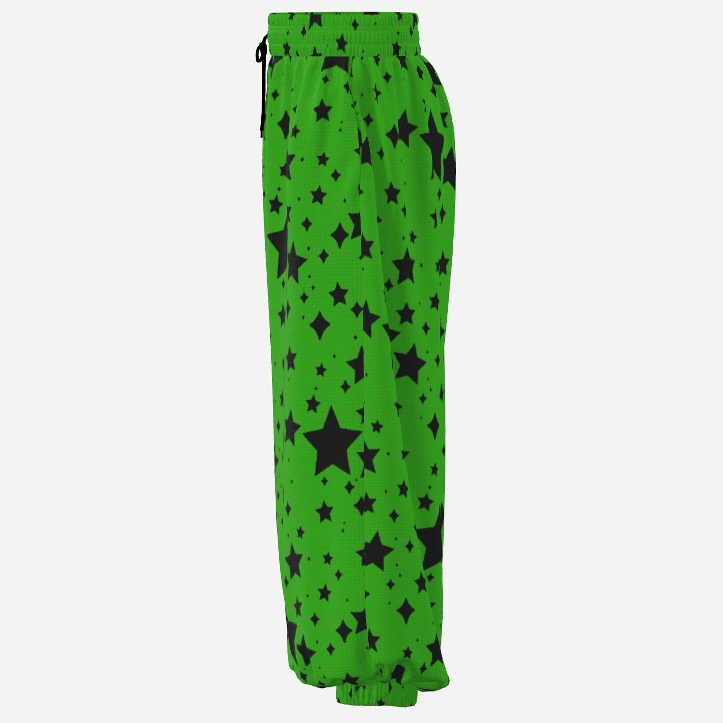 Froggy Green Stardust Sport Waffle Clown Pants