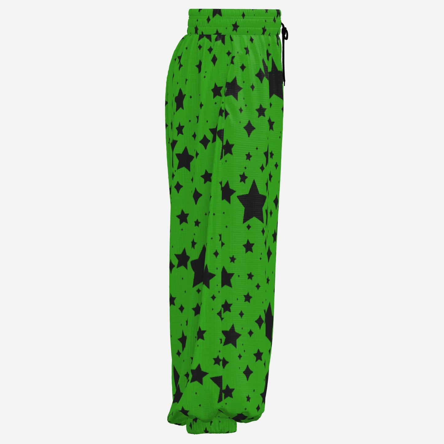Froggy Green Stardust Sport Waffle Clown Pants