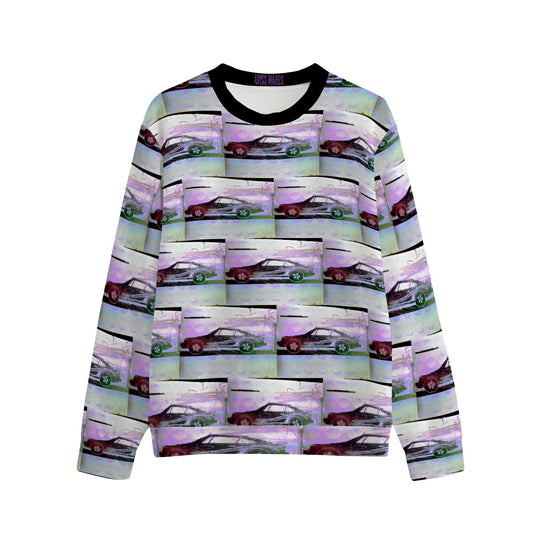 gas pump grunge weirdcore roadster print sweatshirt for men nonbinary women
