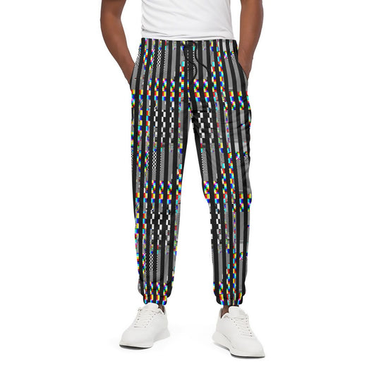 cotton cybercore glitch sweatpants streetwear for men women nonbinary